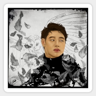 Kyungsoo - Owl fanart Sticker